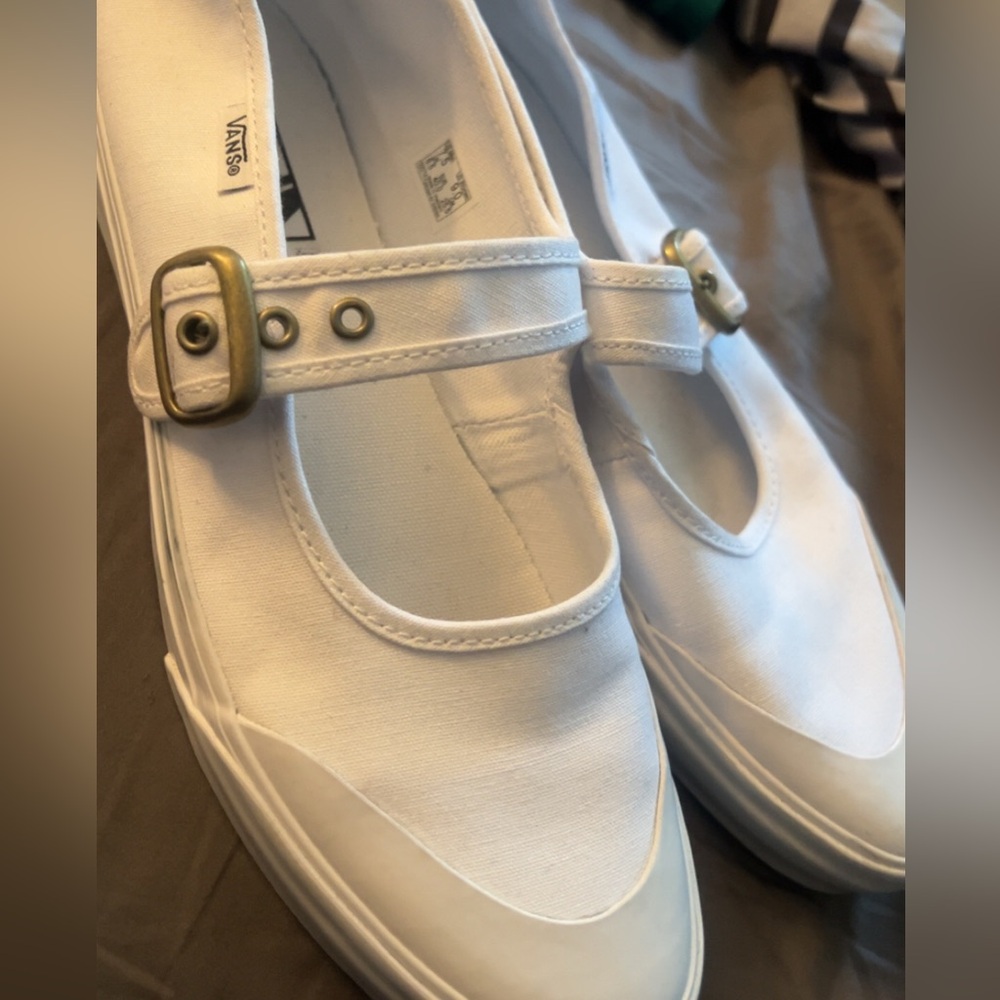 Vans Women's White Mary Jane Shoes